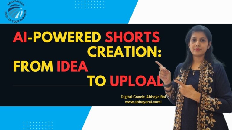 Digital coach presenting video creation tips.